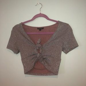 Sparkly Crop Top